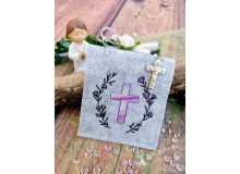 Stickdatei - Kreuz Kranz